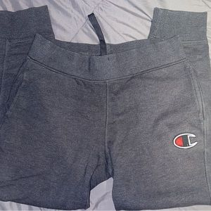 Dark grey champion sweatpants size  men’s small